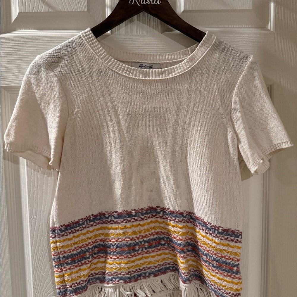 Madewell Cream Knit Sweater